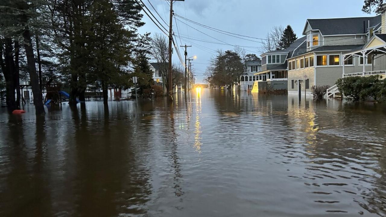 flooded street