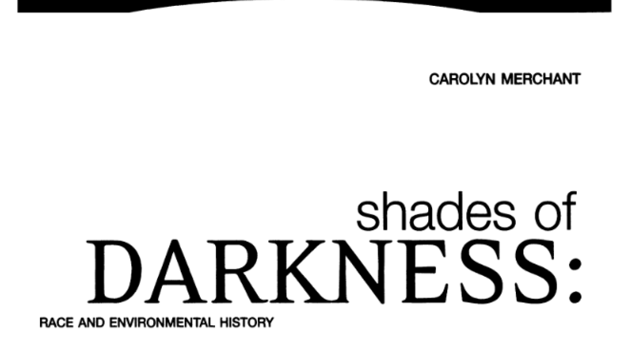 Title page for Shades of Darkness