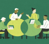 People at a table